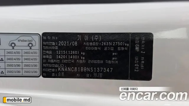 2022 Kia Canival — photo 28