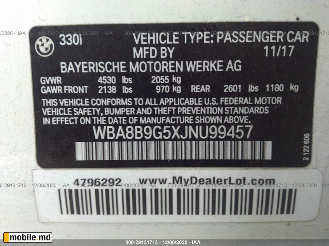 2018 BMW 3 Series — photo 9