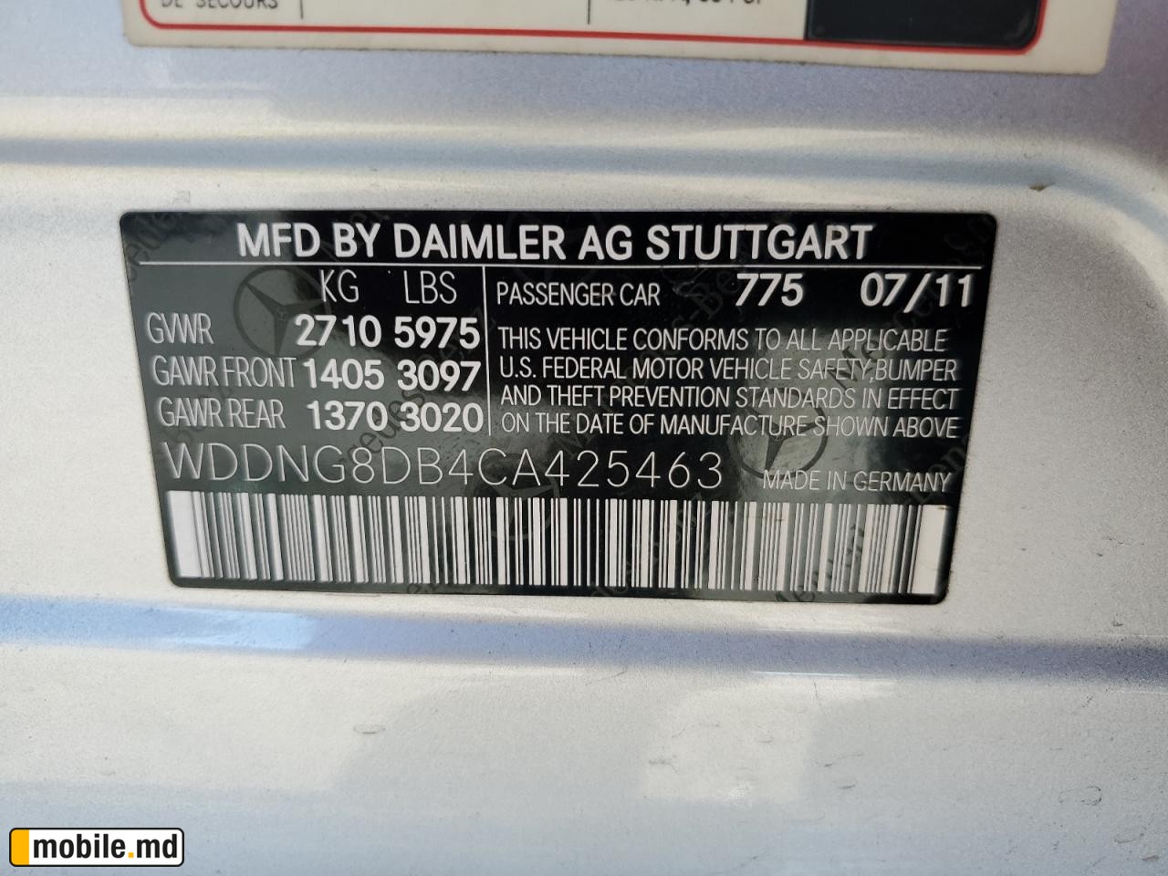 2012 Mercedes-Benz S 350 Bluetec History Trade History — photo 12