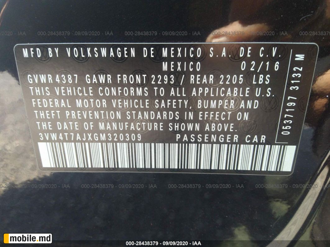 2016 Volkswagen Jetta — photo 8