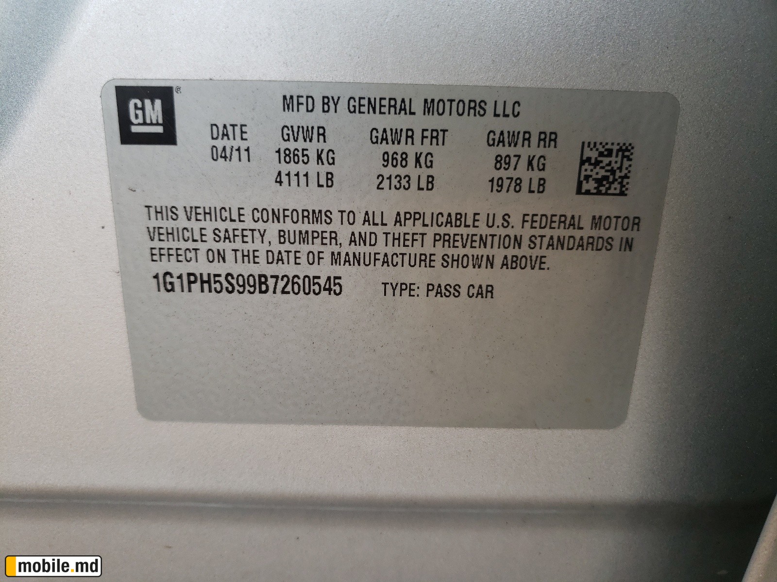 2011 Chevrolet Cruze — photo 10