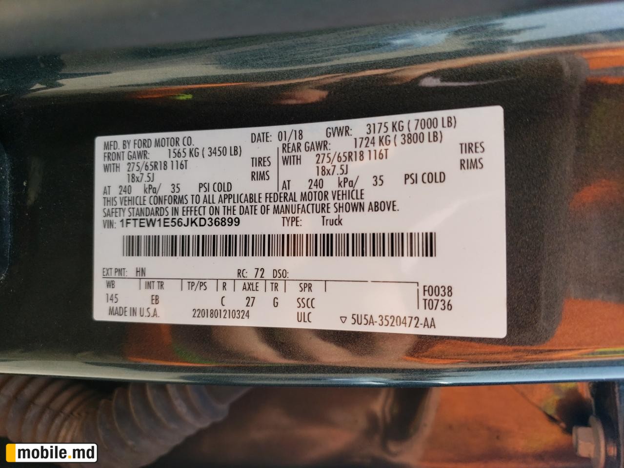 2018 Ford F150 Supercrew — photo 12