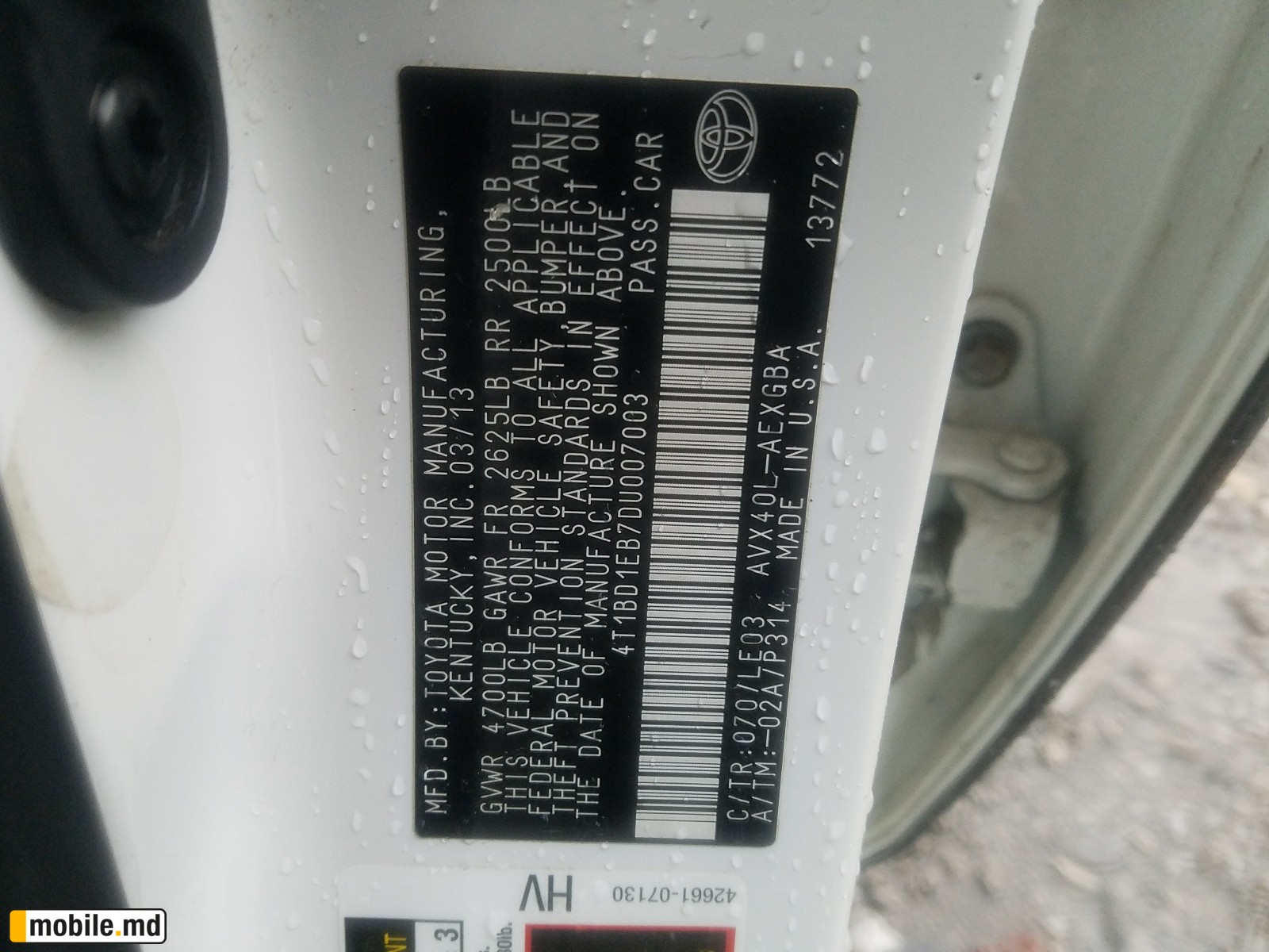 2013 Toyota Avalon — photo 10