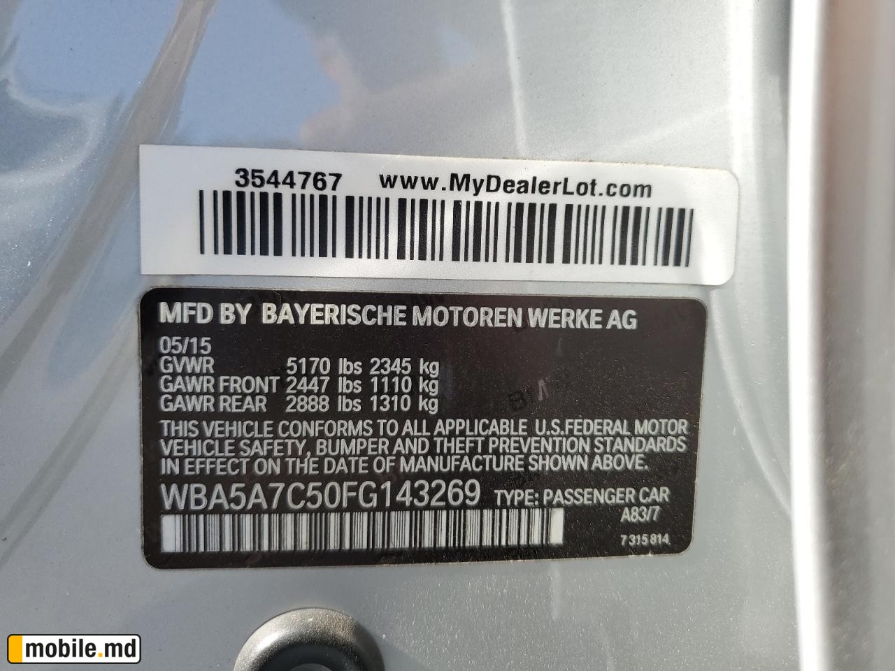 2015 BMW 528 Xi — photo 13