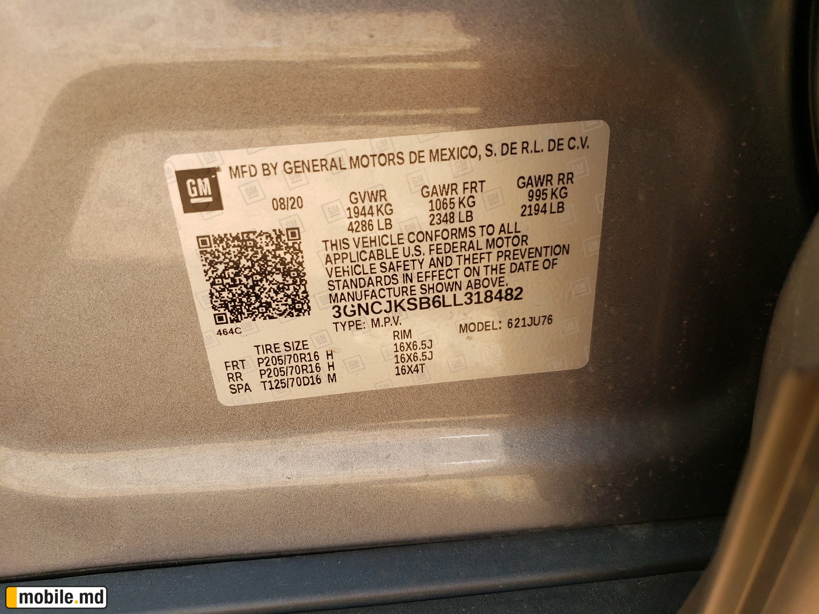 2020 Chevrolet Trax — photo 10