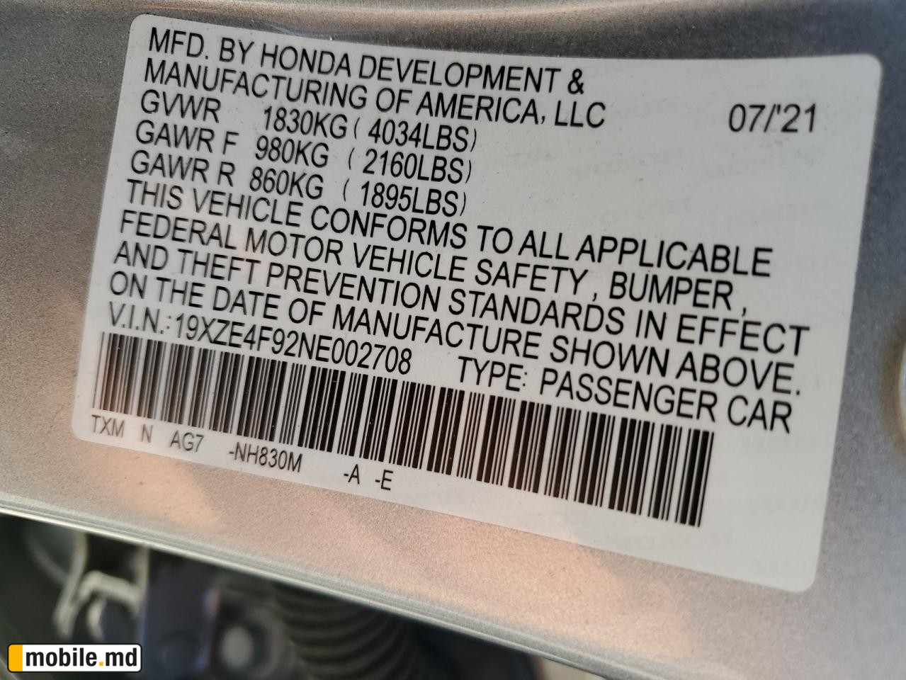 2022 Honda Insight — photo 12