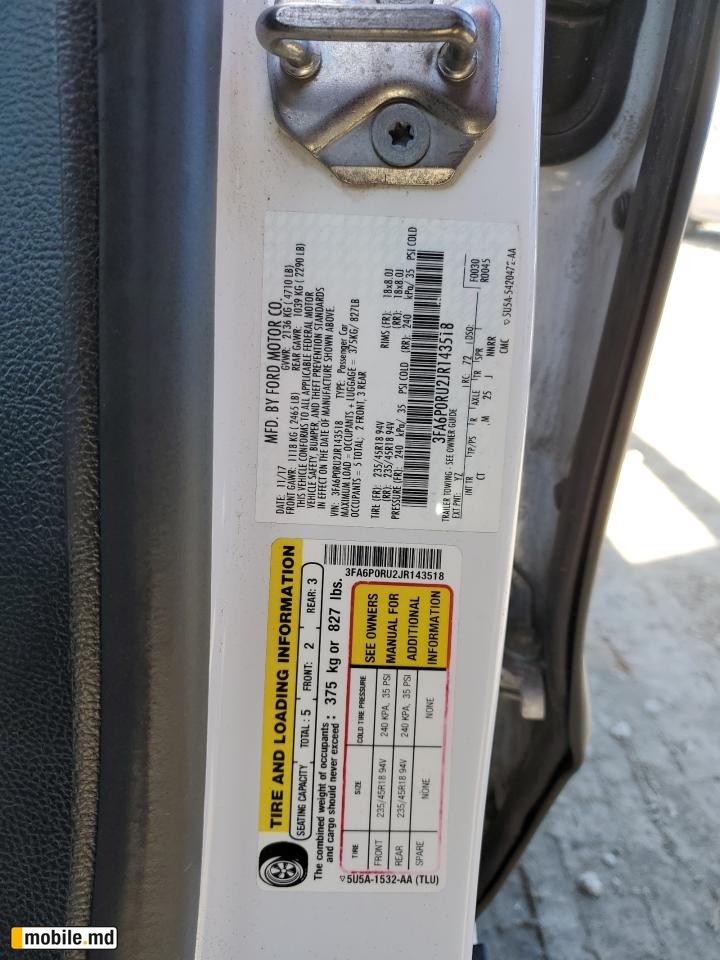2018 Ford Fusion — photo 12
