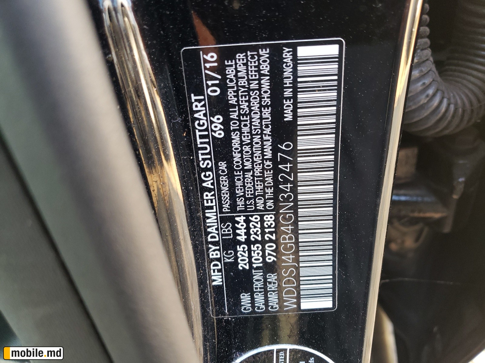 2016 Mercedes-Benz CL — photo 10