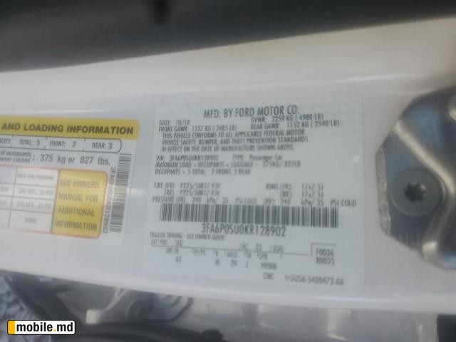 2019 Ford Fusion — photo 10