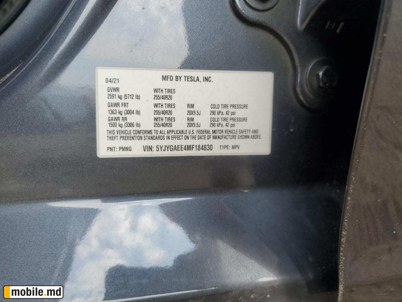 2021 Tesla Model Y — photo 13