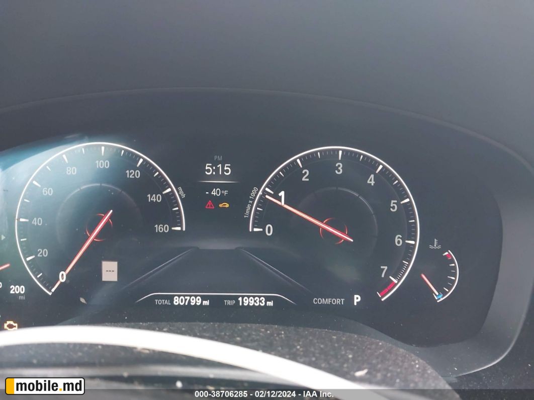 2019 BMW 530I Xdrive History Trade History — photo 5